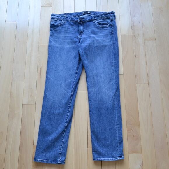KUT From The Kloth Straight Legged Denim Blue Jeans Size 14 - Picture 1 of 4